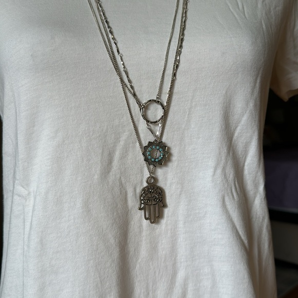 BOHEMIAN TRIPLE LAYER NECKLACE! - Picture 3 of 6